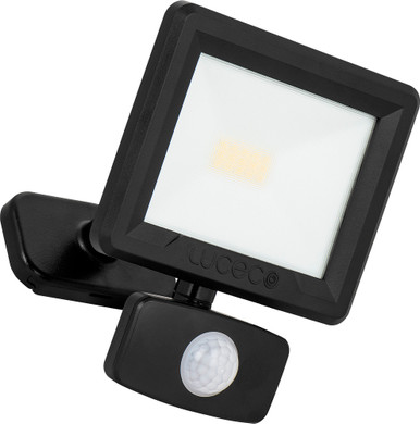 Further photograph of ECO FLOODLIGHT IP65 BLACK C/W PIR 1M CABLE