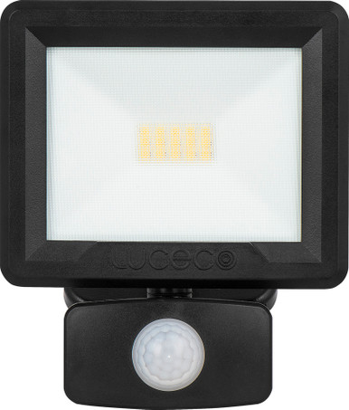 Further photograph of ECO FLOODLIGHT IP65 BLACK C/W PIR 1M CABLE