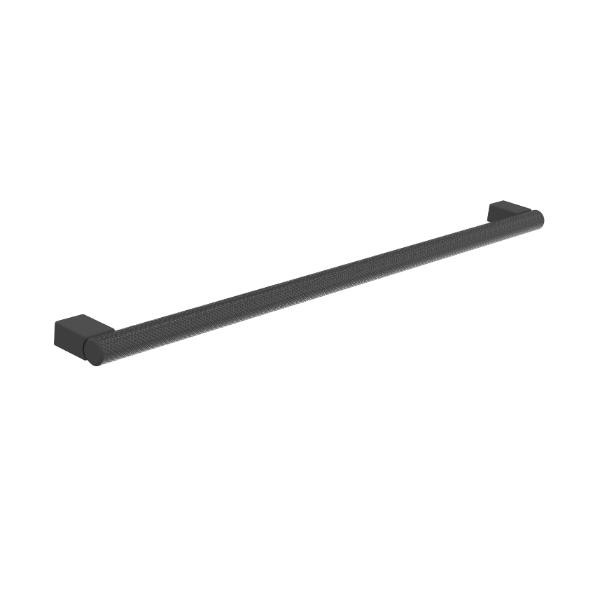 Photograph of MADRID 346MM KNURLED HANDLE MATTE BLACK 320MM CENTRES