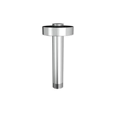 COS 100MM ROUND CEILING MOUNTED SHOWER ARM - CHROME