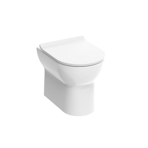 Photograph of SANEUX AIR BACK TO WALL WC PAN - RIMLESS