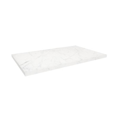 SANEUX UNI 80CM COUNTERTOP - MATTE CARRARA WHITE - 25MM  UN080T.C