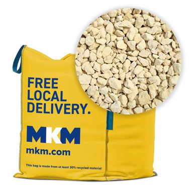 20mm Cotswold Buff Limestone Chippings Bulk Bag product image