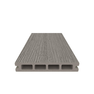 NewTechWood  Grooved Coastal Grey Composite Deck Board 22.5mm x 140mm x 3.6m