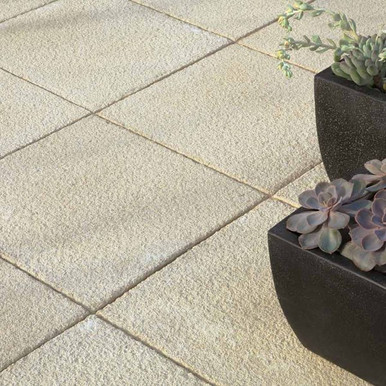 BUFF TORVER TEXTURED CONCRETE PAVING SLABS 450 X 450MM product image