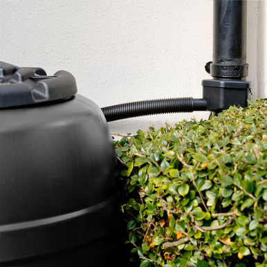 Further photograph of Charles Bentley  210L Garden Round Plastic Water Butt Set Including Tap With Stand and Filler Kit