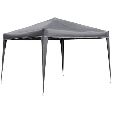 Charles Bentley 3m x 3m Pop Up Gazebo - Available In Beige, Blue, Green or Grey - Grey product image