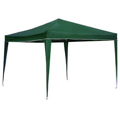 Charles Bentley 3m x 3m Pop Up Gazebo - Available In Beige, Blue, Green or Grey - Green product image