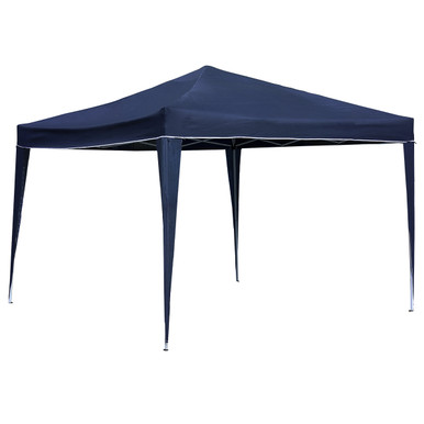 Charles Bentley 3m x 3m Pop Up Gazebo - Available In Beige, Blue, Green or Grey - Blue product image