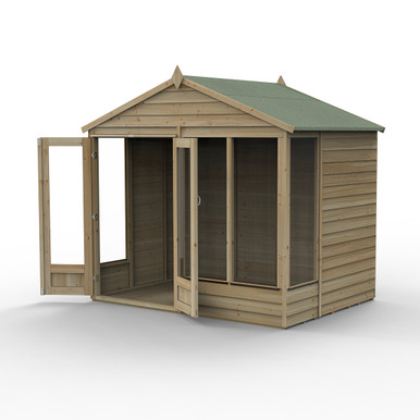 4LIFE Apex Summerhouse 8x6 - Double Door - 4 Window (Installation)