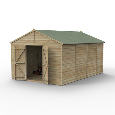 Beckwood 10x15 Apex Shed - No Windows - Double Door (Home Delivery) product image