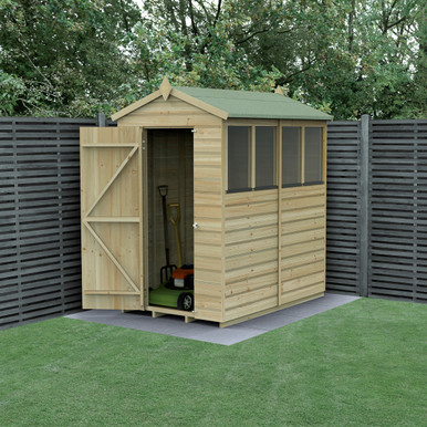 Beckwood 4x6 Apex Shed - 4 Window (Home Delivery) product image