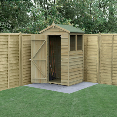 4LIFE Apex Shed 4x3 - Single Door - 2 Windows (Home Delivery) product image