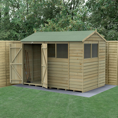 4LIFE Reverse Apex Shed 10x6 - Double Door - 4 Windows (Home Delivery) product image