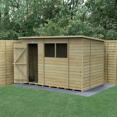 4LIFE Pent Shed 10x6 - Single Door - 2 Windows (Home Delivery) product image