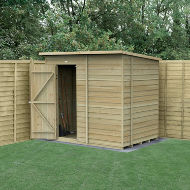 4LIFE Pent Shed 7x5 - Single Door - No Window (Home Delivery) product image