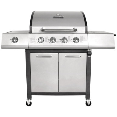 Melbourne Premium 4 Burner Gas BBQ With Side Burner Stainless Steel product image