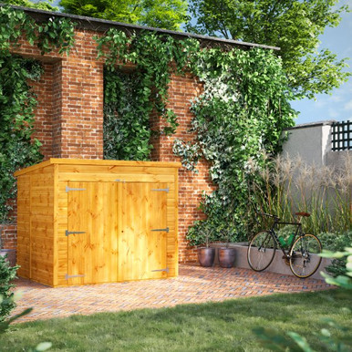 6x5 Power Pent Bike Shed product image