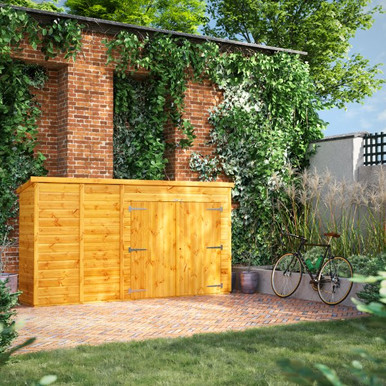 10x2 Power Pent Bike Shed product image
