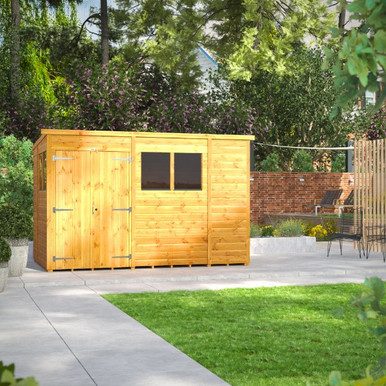 10x6 Power Pent, Double Doors product image