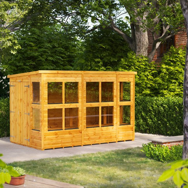 10x6 Power Pent Potting Shed, Double Doors product image