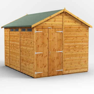 10x8 Power Security Apex, Double Doors product image