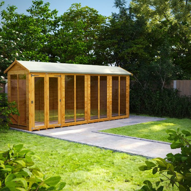 16x4 Power Apex Summerhouse product image