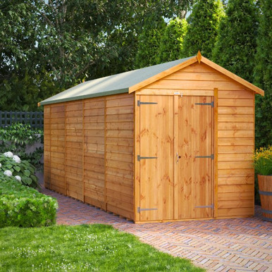 18x6 Power Overlap Apex, No Windows, Double Doors product image
