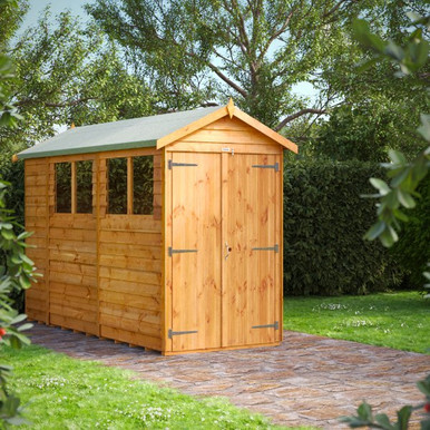 10x4 Power Overlap Apex, Double Doors product image