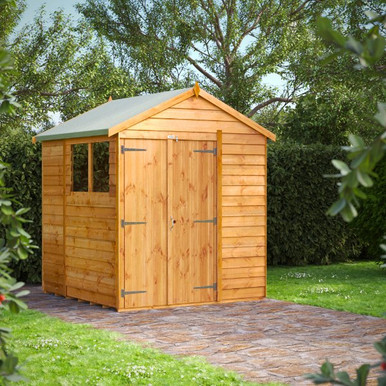 6x6 Power Overlap Apex, Double Doors product image