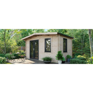 8x14 Power Chalet Log Cabin, Doors to the Left - 44mm product image