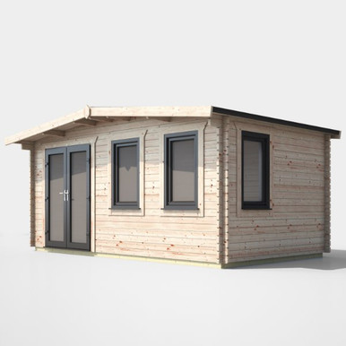 10x16 Power Chalet Log Cabin, Doors to the Left - 44mm product image