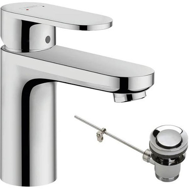 hansgrohe Vernis Blend Single lever basin mixer 100 with pop-up waste set product image