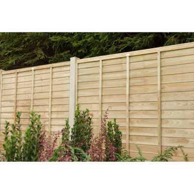 6ft x 5ft (1.83m x 1.52m) Pressure Treated Superlap Fence Panel product image