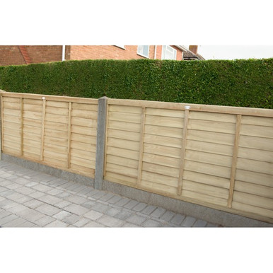 6ft x 4ft (1.83m x 1.22m) Pressure Treated Superlap Fence Panel product image