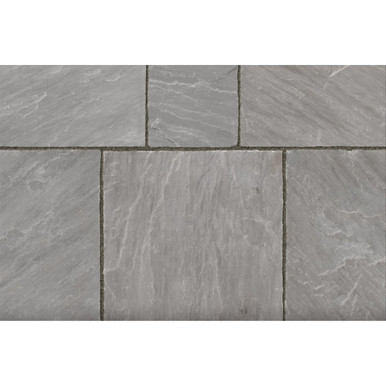 600mm x 600mm x 18mm Sandstone Paving Slabs - Pure Grey product image