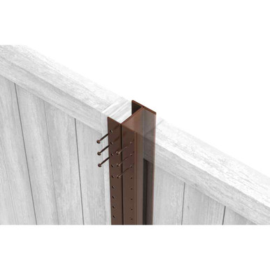 Birkdale DuraPost Steel Post 48mm x 1800mm, Sepia Brown, 1 Pack product image