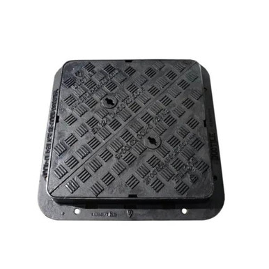 EJ, DMT Manhole Cover Frame, Ductile Iron, Black Coated, 600 x 600 x 100mm product image