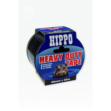 Hippo Heavy Duty Gaffer Tape, 50mm x 50m, Black product image