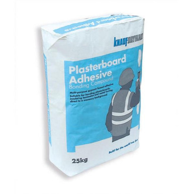 Knauf, Plasterboard Adhesive, Smooth Finish, Quick Drying, 25kg Bag product image