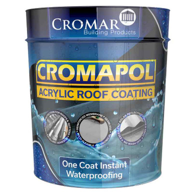 Cromar Cromapol Acrylic Roof Coating, Grey, 20kg product image