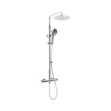 Kiso IN2 Thermostatic Shower Mixer, Metal Handle, 0.4-5 bar Pressure, 300mm Shower Arm, WRAS Certified product image