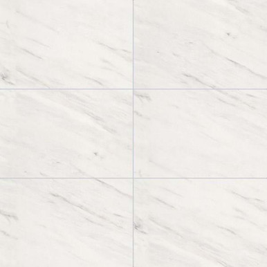 MP MT8 Wall Panel, White, Smooth Tile Design, MDF, 598 x 2400 x 11mm, Classic Style product image
