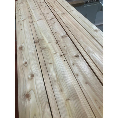 European Larch Timber Cladding, Yellow-Medium Reddish Brown, 19mm x 144mm, IT2 Profile product image