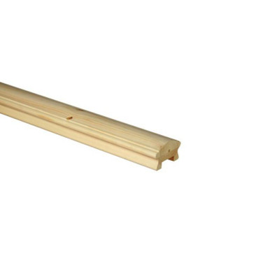 Natural Softwood Handrail, 33 x 66 mm,  Certified, Ready to Paint/Finish product image