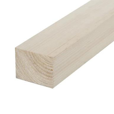 Softwood Timber, Planed Scandinavian Redwood, Green, 2400mm x 50mm x 38mm product image