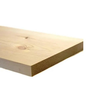 Softwood Timber, Planed Redwood, Green, 4800mm x 100mm x 25mm, FSC Certified product image