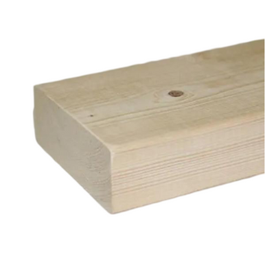 CLS Softwood Timber, Natural, Smooth Finish, UC2 Treated, 4800mm x 90mm x 38mm, C16 Grade product image