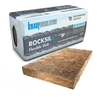 Knauf RockSilK Flexible Slab, 140 mm, 1200 x 600 mm, 2.16 M2 product image