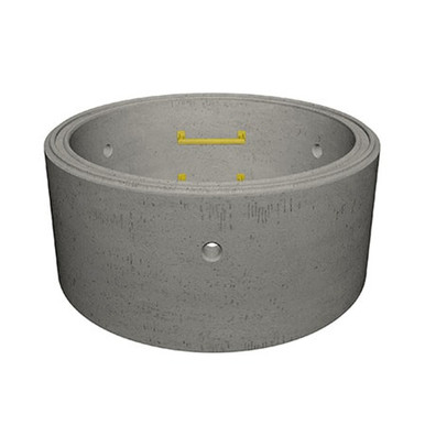Precast Concrete Chamber Ring With Rungs, 1500 mm Dia X 750 mm Deep product image